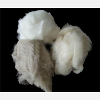 Raw White, Off White, 20-25mm, -, For cotton mop yarn spinning